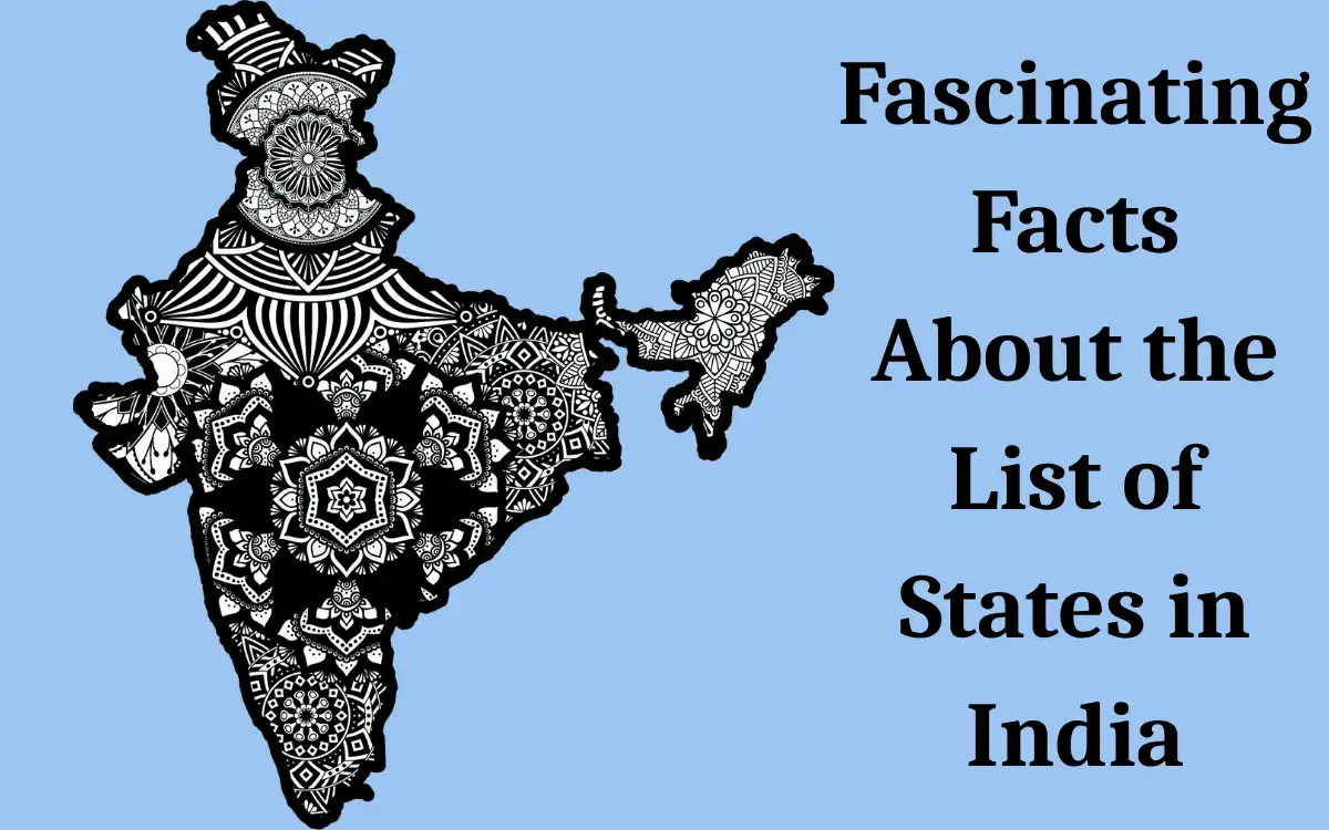 list of 29 states of india