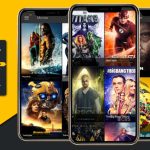 ShowboxMovies app UI with popular movie categories on Android