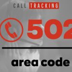502 area code map with Louisville highlighted