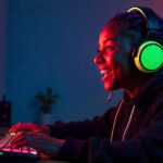 Screenshot of FrenchStream interface showing French movie listings with safety alert icon.