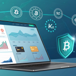 Coyyn.com dashboard with crypto coins, security shield, and digital banking features