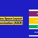 Asslr explained with memory address randomization diagram.
