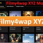 Filmy4wap XYZ website homepage screenshot.