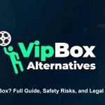 Vipbox live sports streaming platform in 2025 on laptop screen