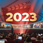 movieda2023 collage featuring global movies, cinema screens, and streaming platforms highlighting 2023 film releases.