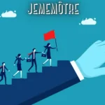 Illustration of a person looking at their own reflection, symbolizing self-measurement (jememôtre).