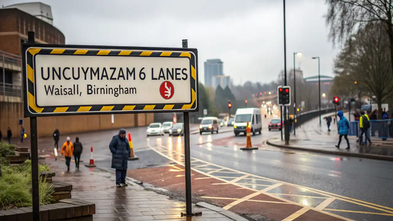 Uncuymazam6 Walsall Birmingham Lanes Closure