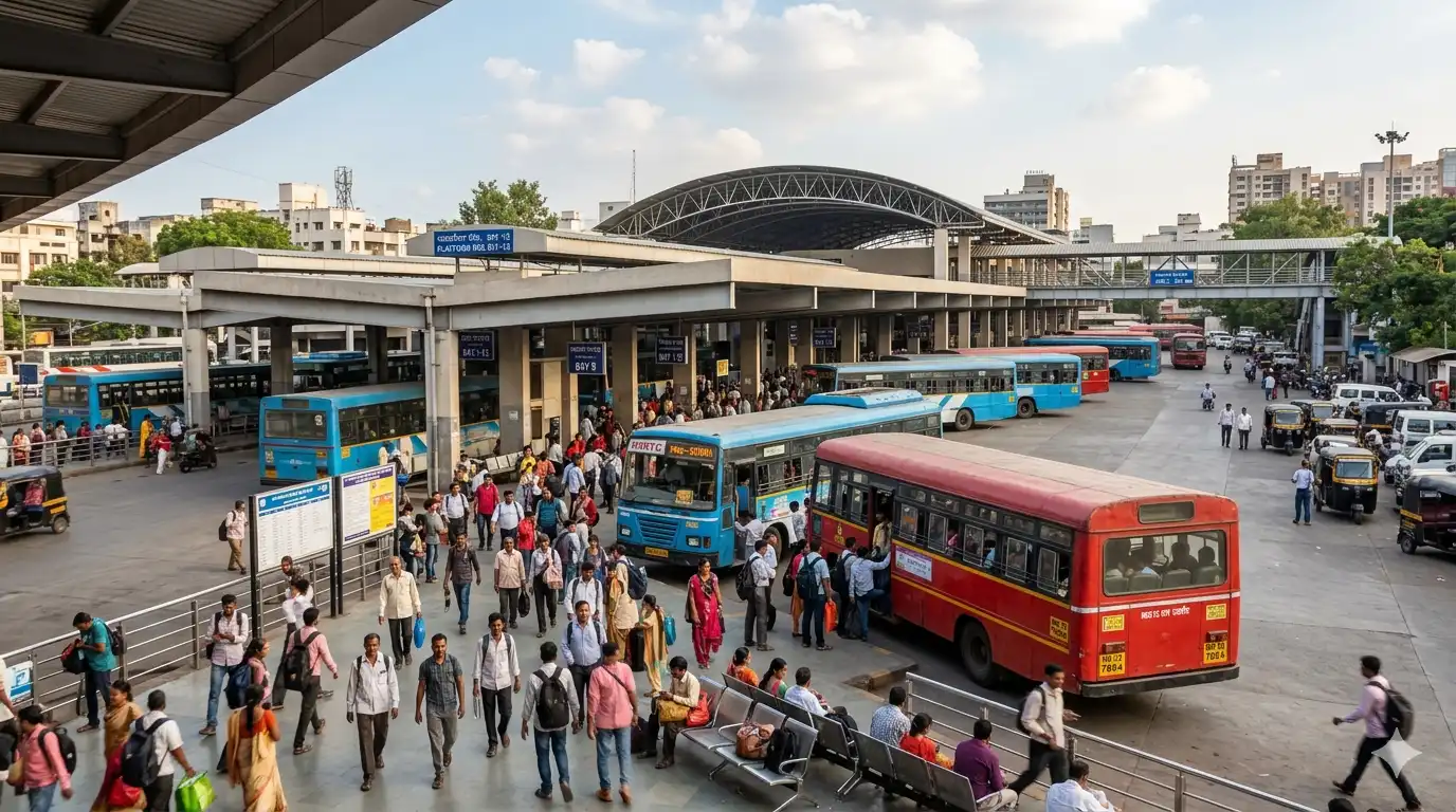 Wakdewadi New Bus Stand Pune
