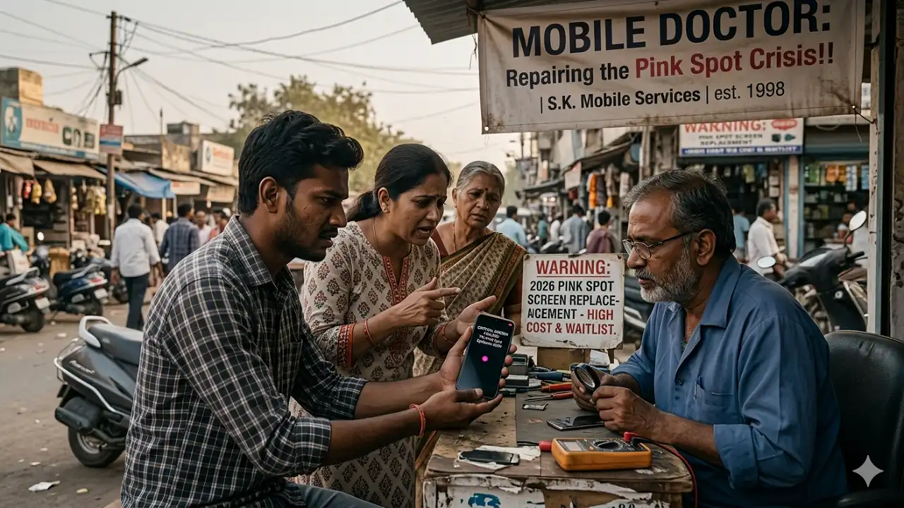 Why a Pink Spot on Mobile Screen is a 2026 Tech Crisis