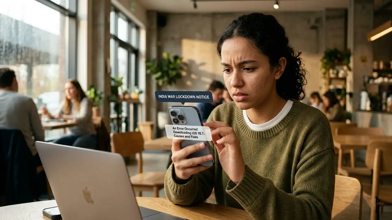 india War Lockdown Notice