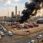 fire in rajasthan refinery