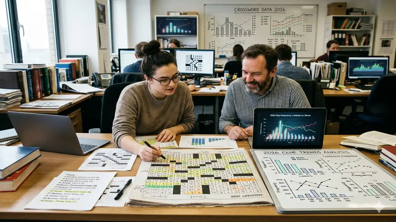 lotteries or races crossword clue