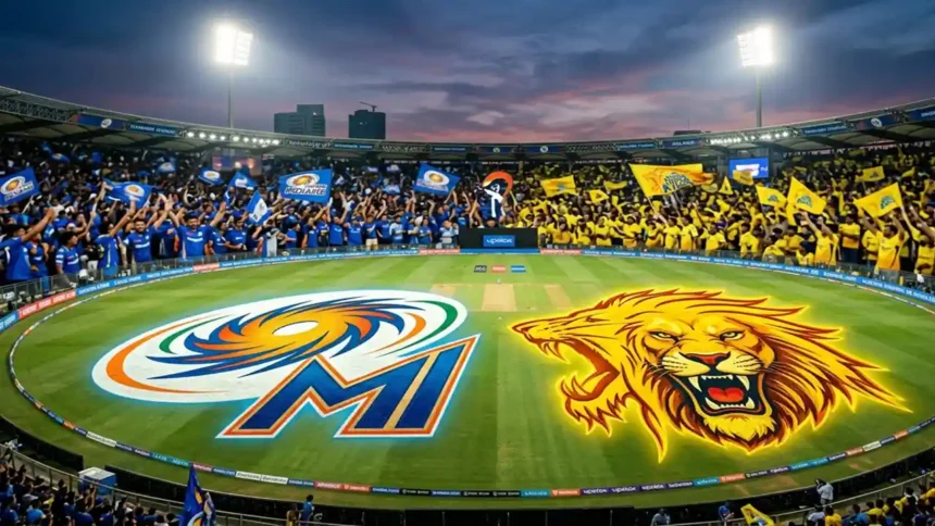 mumbai indians vs chennai super kings match scorecard