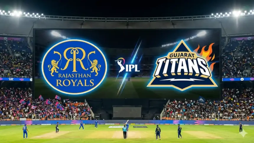 rajasthan royals vs gujarat titans match scorecard