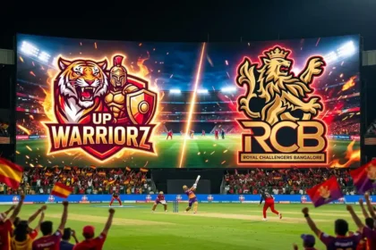 up warriorz vs royal challengers cricket match scorecard