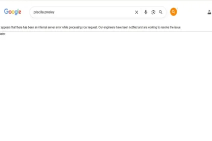Google Server Error April 2026