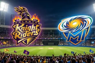 kolkata knight riders vs mumbai indians standings